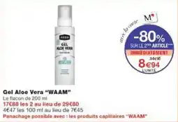 Monoprix Gel Aloe Vera WAAM offre