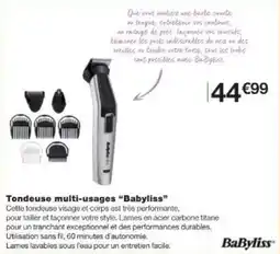 Monoprix Tondeuse multi-usages Babyliss offre