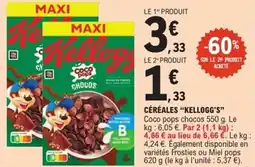 E.Leclerc Express “KELLOGG'S" Céréales offre