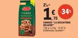 E.Leclerc Express "LA BISCUITERIE DELACRE" Cookies offre