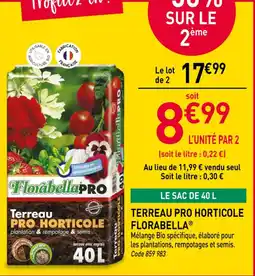 RAGT Jardin & Maison Terreau pro horticole florabella offre