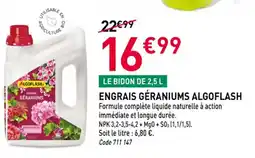 RAGT Jardin & Maison Engrais géraniums algoflash offre