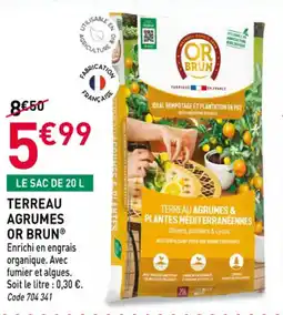 RAGT Jardin & Maison Terreau agrumes or brun offre