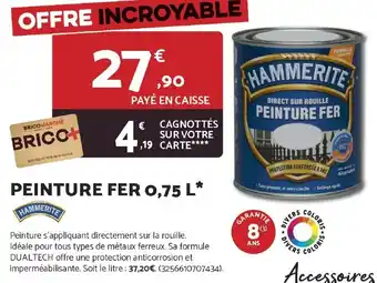 Bricomarché Peinture fer offre