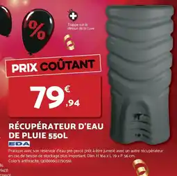 Bricomarché Récupérateur d'eau de pluie offre