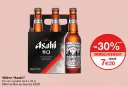 Monop' Bière asahi offre