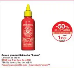 Monop' Sauce piment sriracha ayam offre