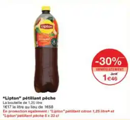 Monop' Lipton pĂ©tillant pĂȘche offre