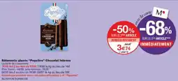 Monop' Bâtonnets glacés popelino chocolat intense offre