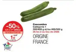 Monop' Concombre offre