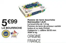 Monop' Pomme de terre bourriche noirmoutier i.g.p. offre
