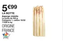 Monop' Asperge violette offre