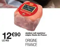 Monop' Jambon cuit supérieur origine hauts de france offre