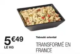 Monop' Taboulé oriental offre
