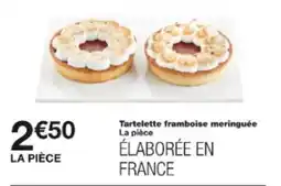 Monop' Tartelette framboise meringuée offre
