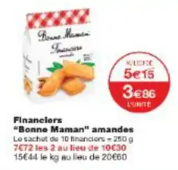 Monop' Financiers bonne maman amandes offre