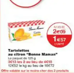 Monop' Tartelettes au citron bonne maman offre