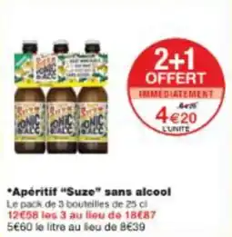 Monop' Apéritif suze sans alcool offre