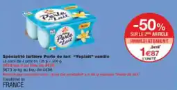 Monop' Spécialité laitiÚre perle de lait yoplait vanille offre