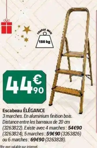 Bricorama Escabeau élégance offre