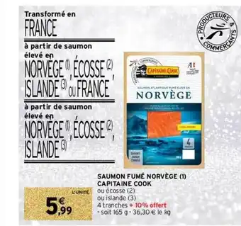 Saumon Fumé Norvège Capitaine Cook