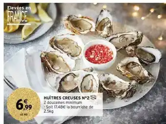 Intermarché Hyper Huîtres Creuses N°2 offre