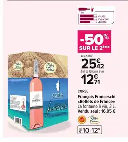 Carrefour CORSE François Franceschi Reflets de France offre