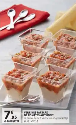 U Express Verrines tartare de tomates authon offre