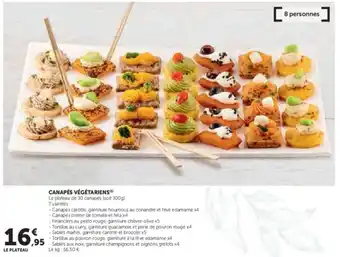 U Express Canapés végétariens offre