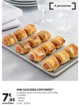 U Express Mini saucisses costumées offre