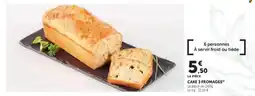 U Express Cake 3 fromages offre