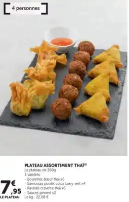 U Express Plateau assortiment thaï offre