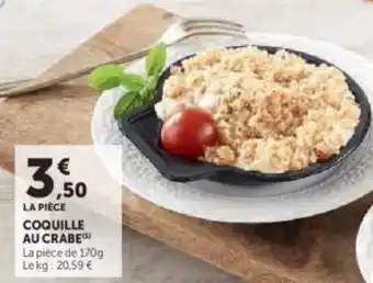 U Express Coquille au crabe offre