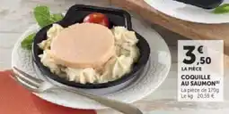 U Express Coquille au saumon offre
