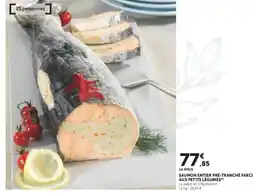 U Express Saumon entier pré-tranché farci aux petits légumes offre