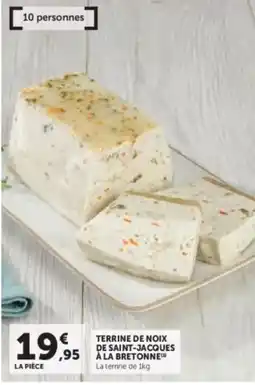 U Express Terrine de noix de saint-jacques ala bretonne offre