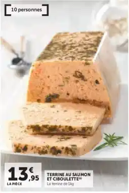 U Express Terrine au saumon et ciboulette offre
