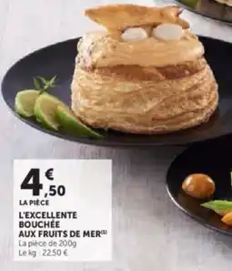 U Express L'excellente bouchée aux fruits de mer offre