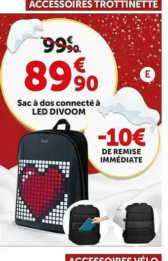 Sac à Dos Connecté à Led Divoom