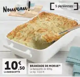 U Express Brandade de morue offre
