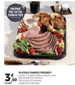 U Express Plateau viandes froides offre