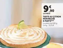 U Express Tarte au citron meringuee 6 parts offre