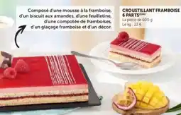 U Express Croustillant framboise 6 parts offre