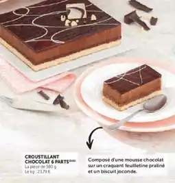 U Express Croustillant chocolat 6 parts offre