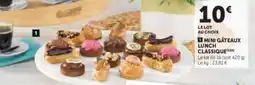 U Express Mini gâteaux lunch classiquea offre