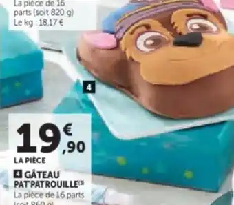 U Express Gâteau pat patrouille offre