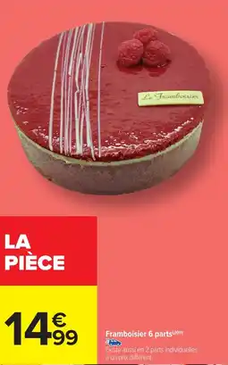 Carrefour Market Framboisier 6 parts offre