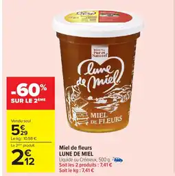 Carrefour Market LUNE DE MIEL Miel de fleurs offre