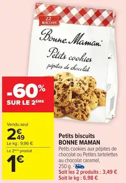 Carrefour Market BONNE MAMAN Petits biscuits offre