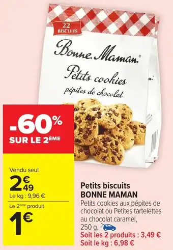 Carrefour Market BONNE MAMAN Petits biscuits offre